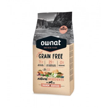 Ownat Just Cão Grain Free Adult Salmão & Seafood 3kg